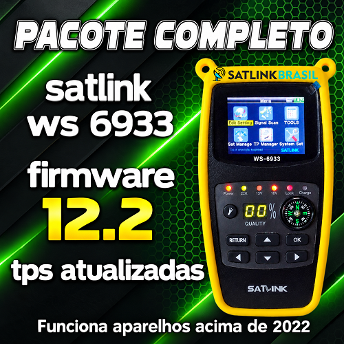 Atualização Completa Satlink Ws 6933 V12.2