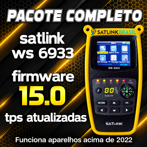 Atualização Completa Satlink Ws 6933 V15.0